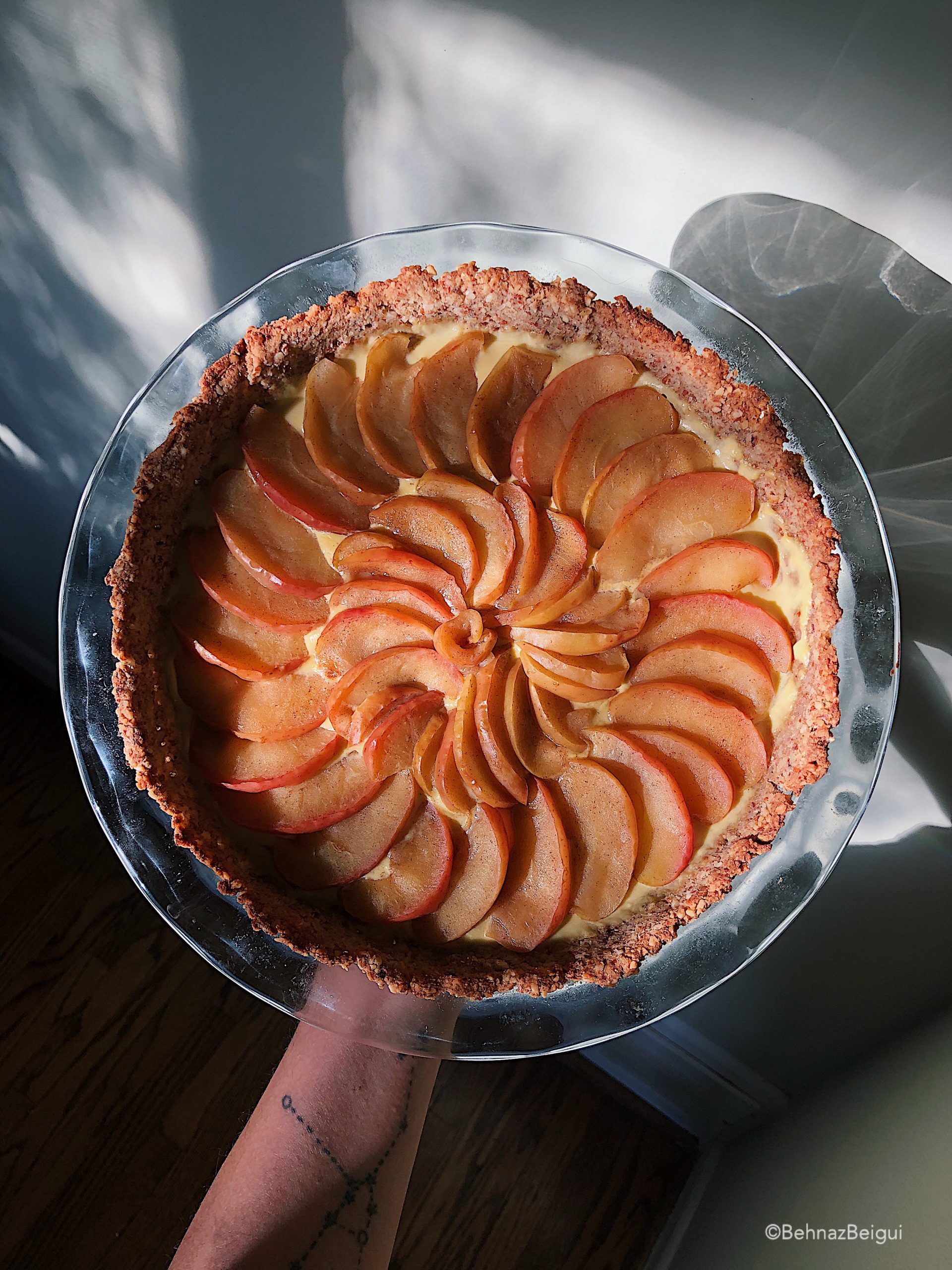 Paleo/Keto Compliant Almond Apple Tart