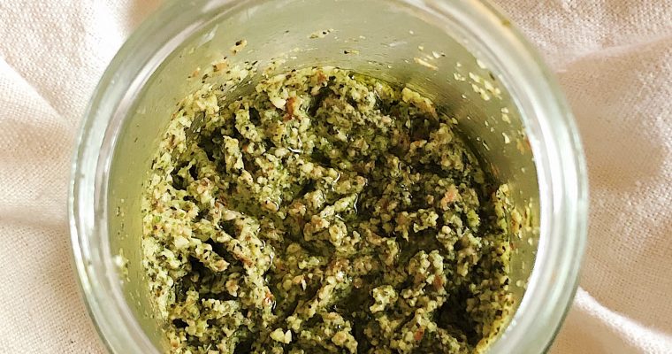 Creamy Almond & Seeds Pesto