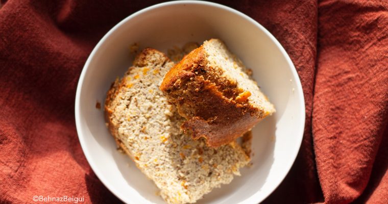 Almond Orange Cake with Saffron & Cardamom