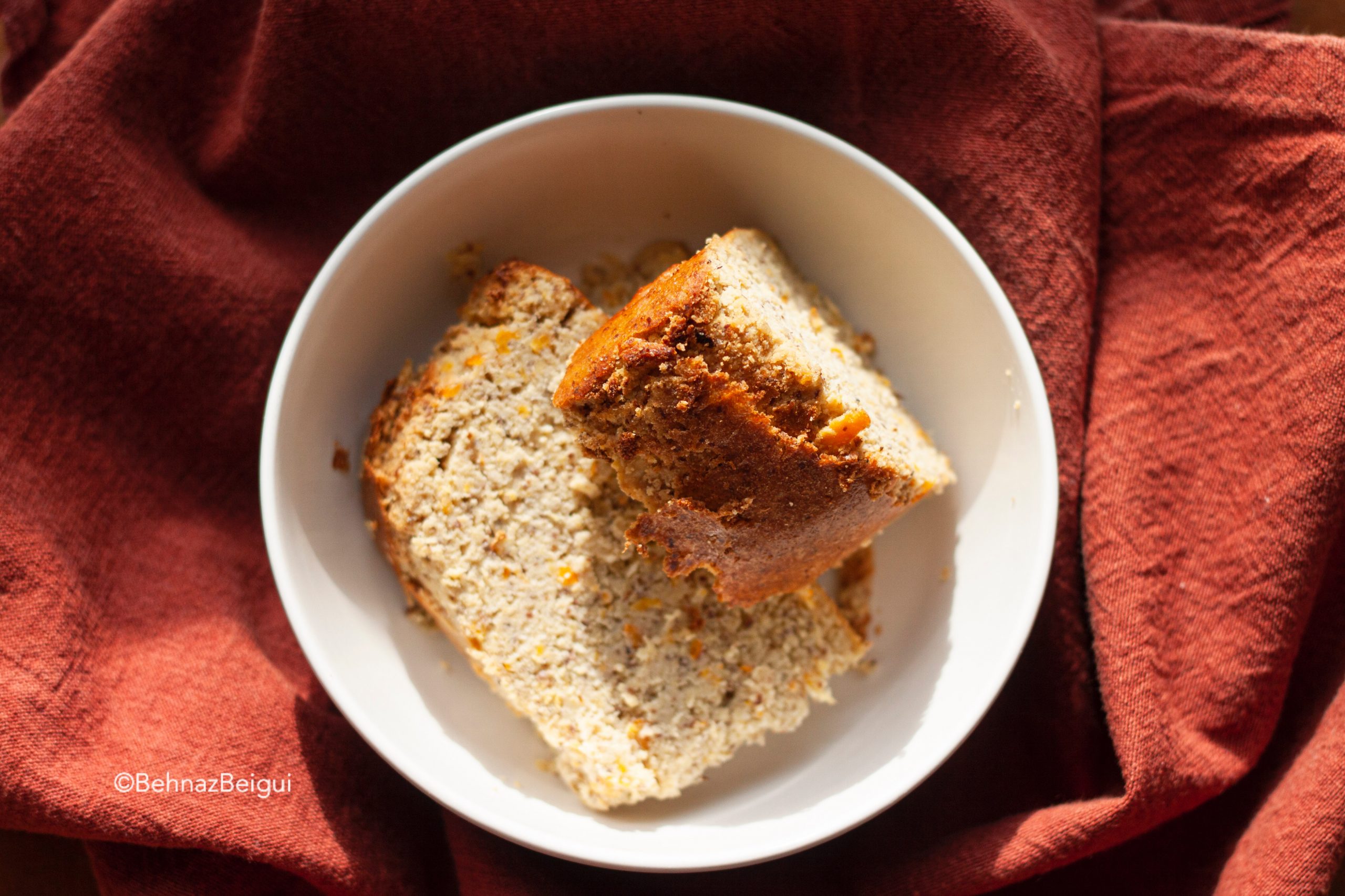 Almond Orange Cake with Saffron & Cardamom